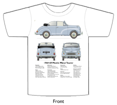 Morris Minor Tourer 1964-69 T-shirt Front
